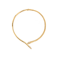 Viper Necklace, Reverse-set Diamonds