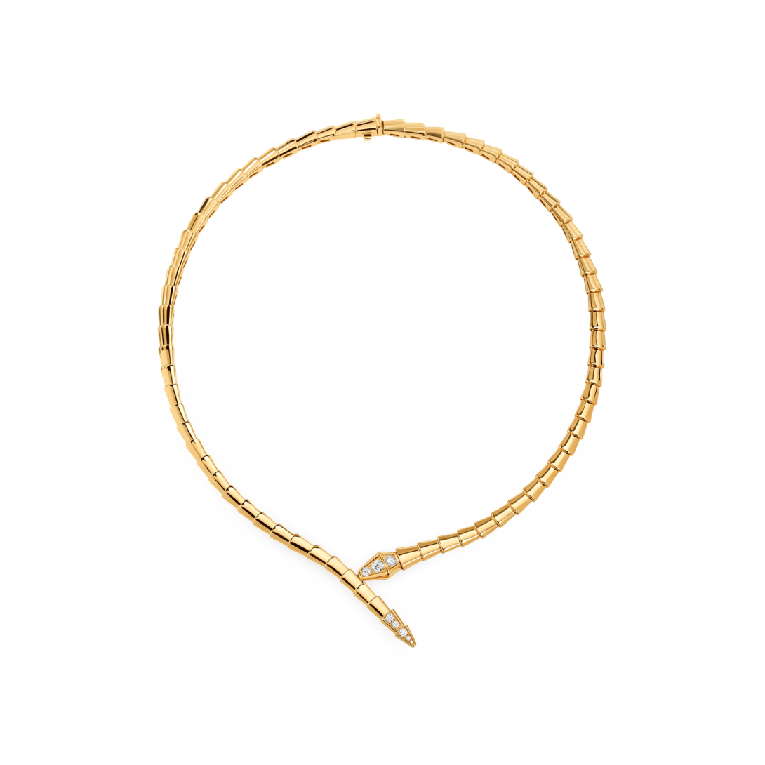 Viper Necklace, Reverse-set Diamonds