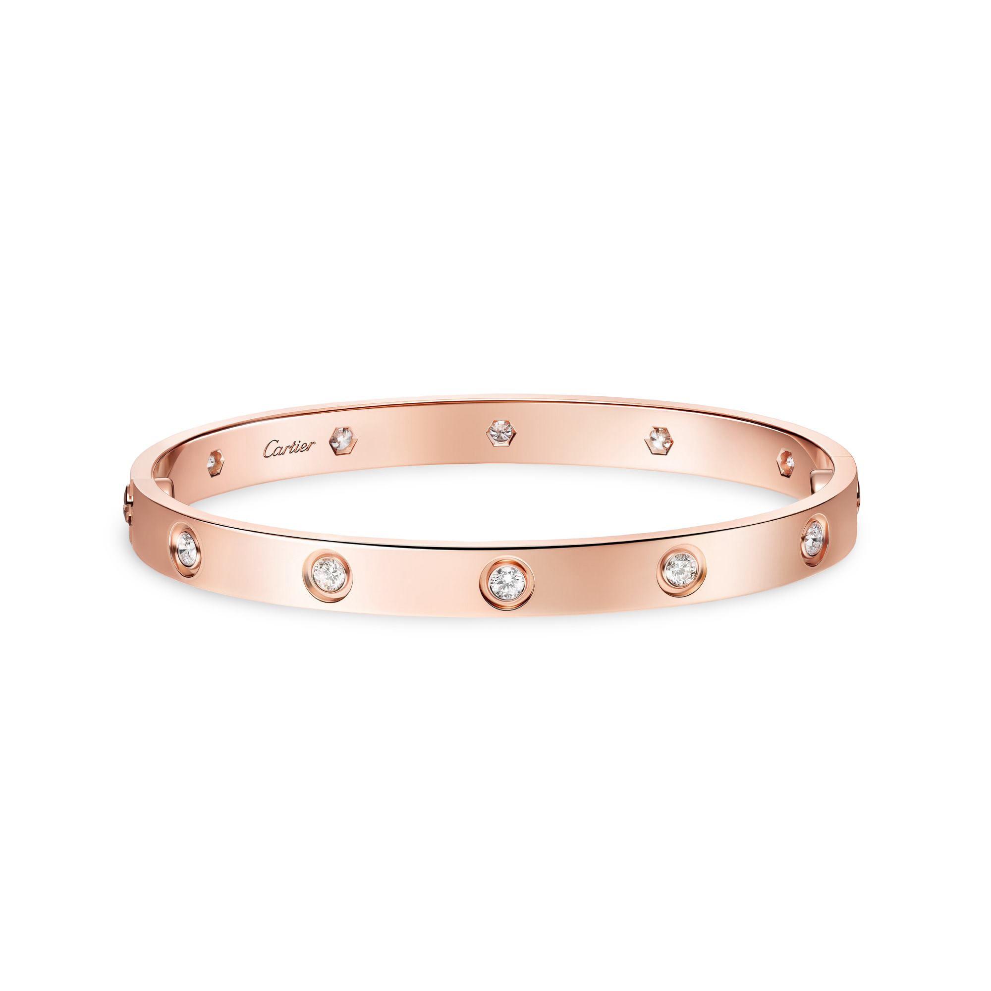 Love Bangle, 10 Diamonds, Classic Model