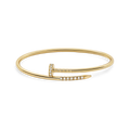 Nail Bangle, Reverse-set Diamonds, Small Model