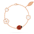 Spring Ladybug Bracelet, 5 Motifs