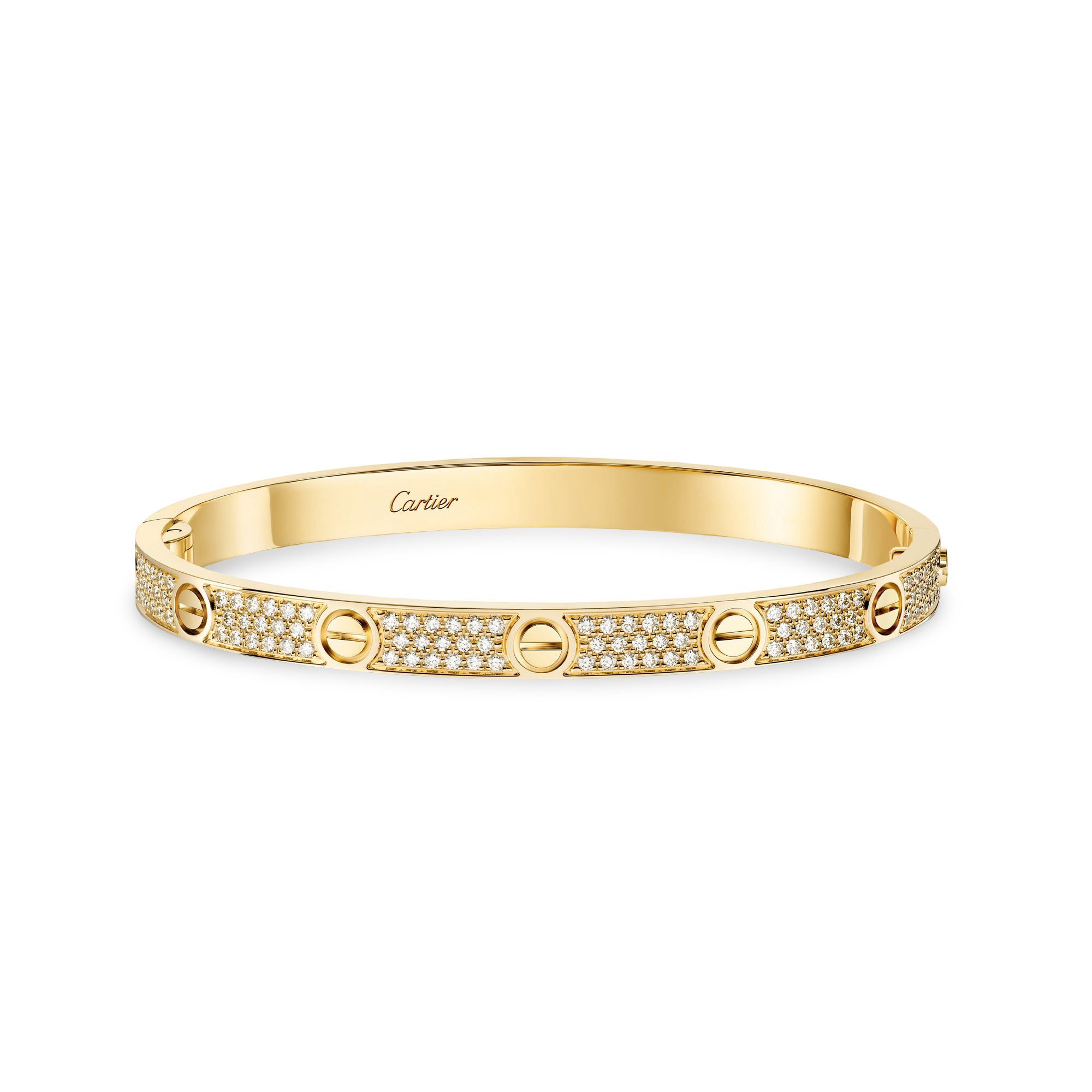 Love Bangle, Pavé, Medium Model