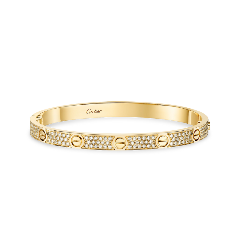 Love Bangle, Pavé, Medium Model