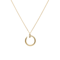 Nail Bangle Pendant with Diamonds