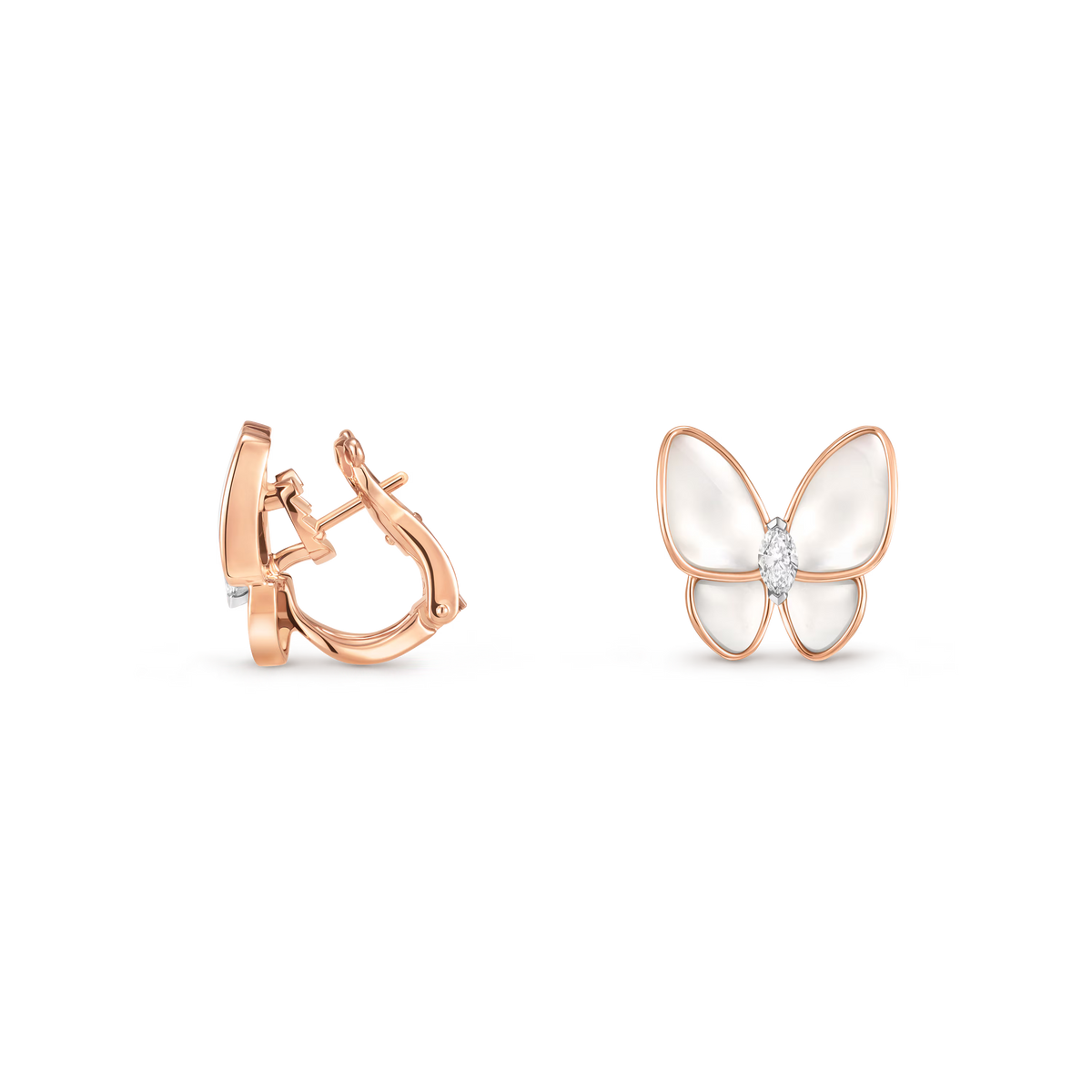Two Butterfly Earrings