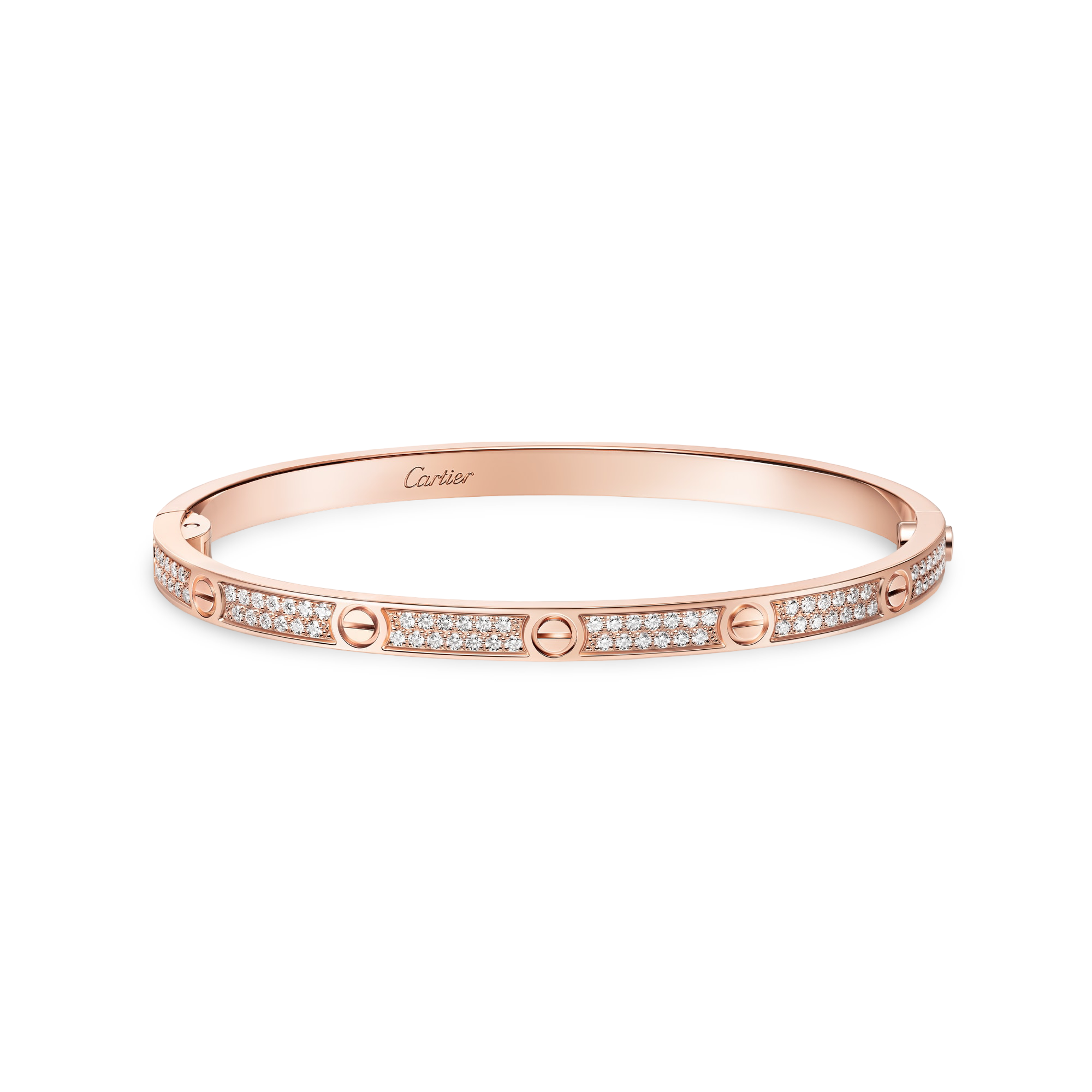 Love Bangle, Pavé, Small Model