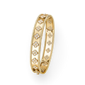Beaded Clover Bangle, Classic Model