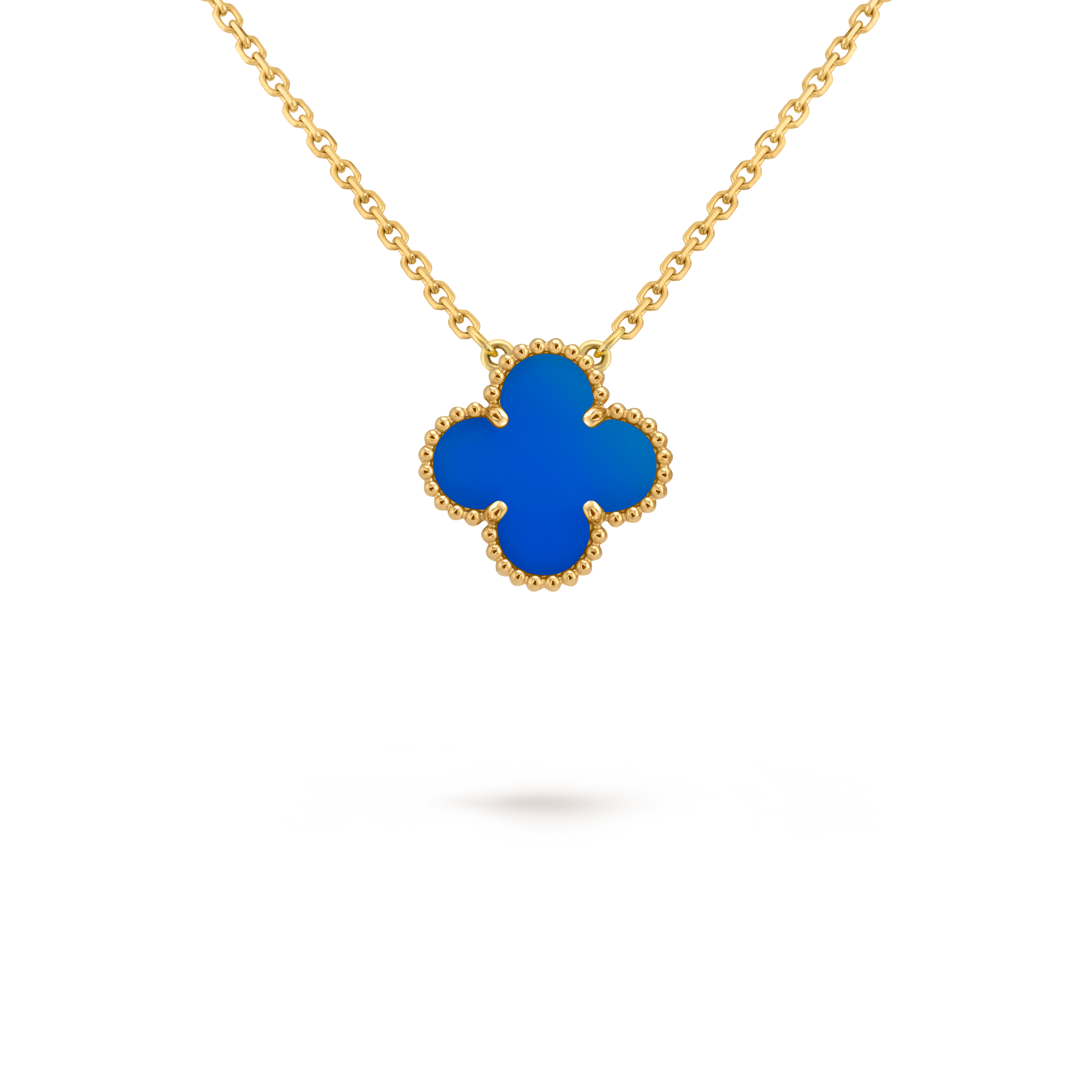 Vintage Clover Pendant, Single Motif