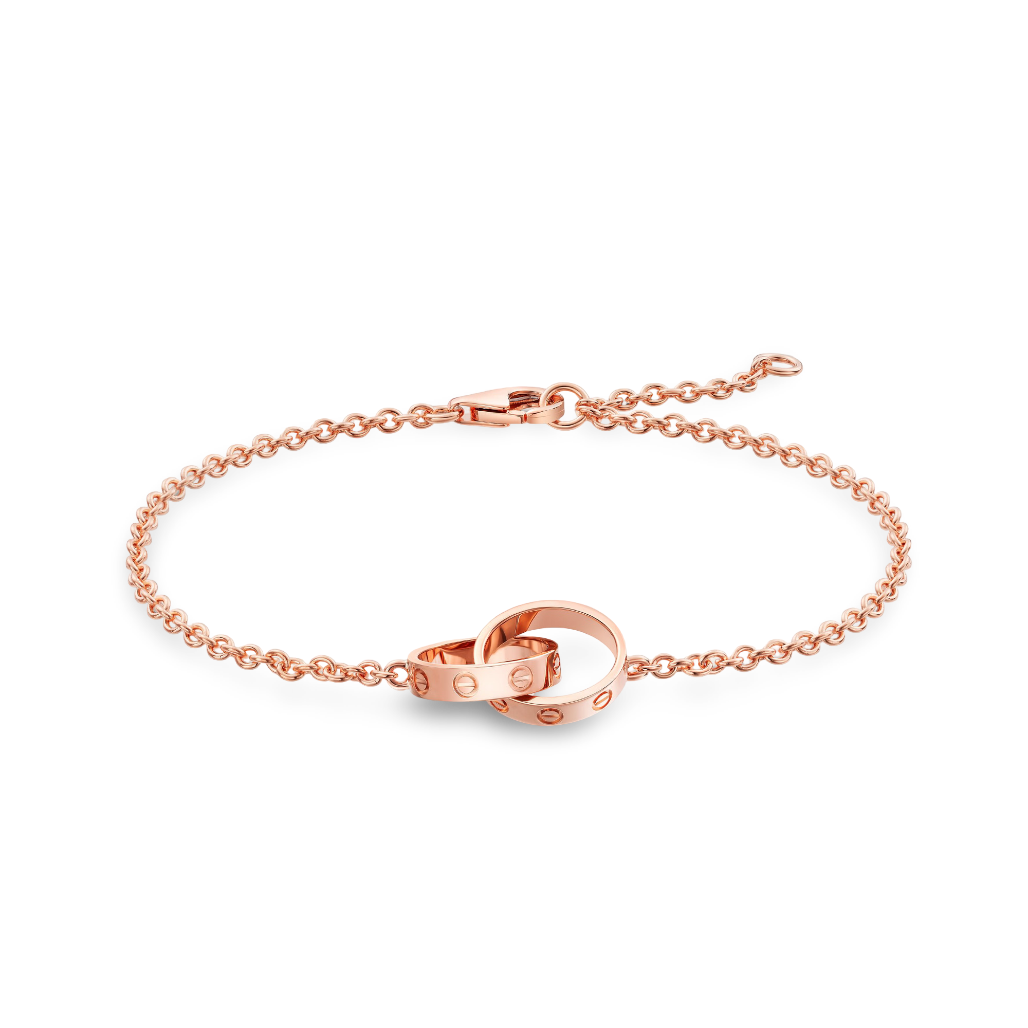 Interlocking Love Chain Bracelet