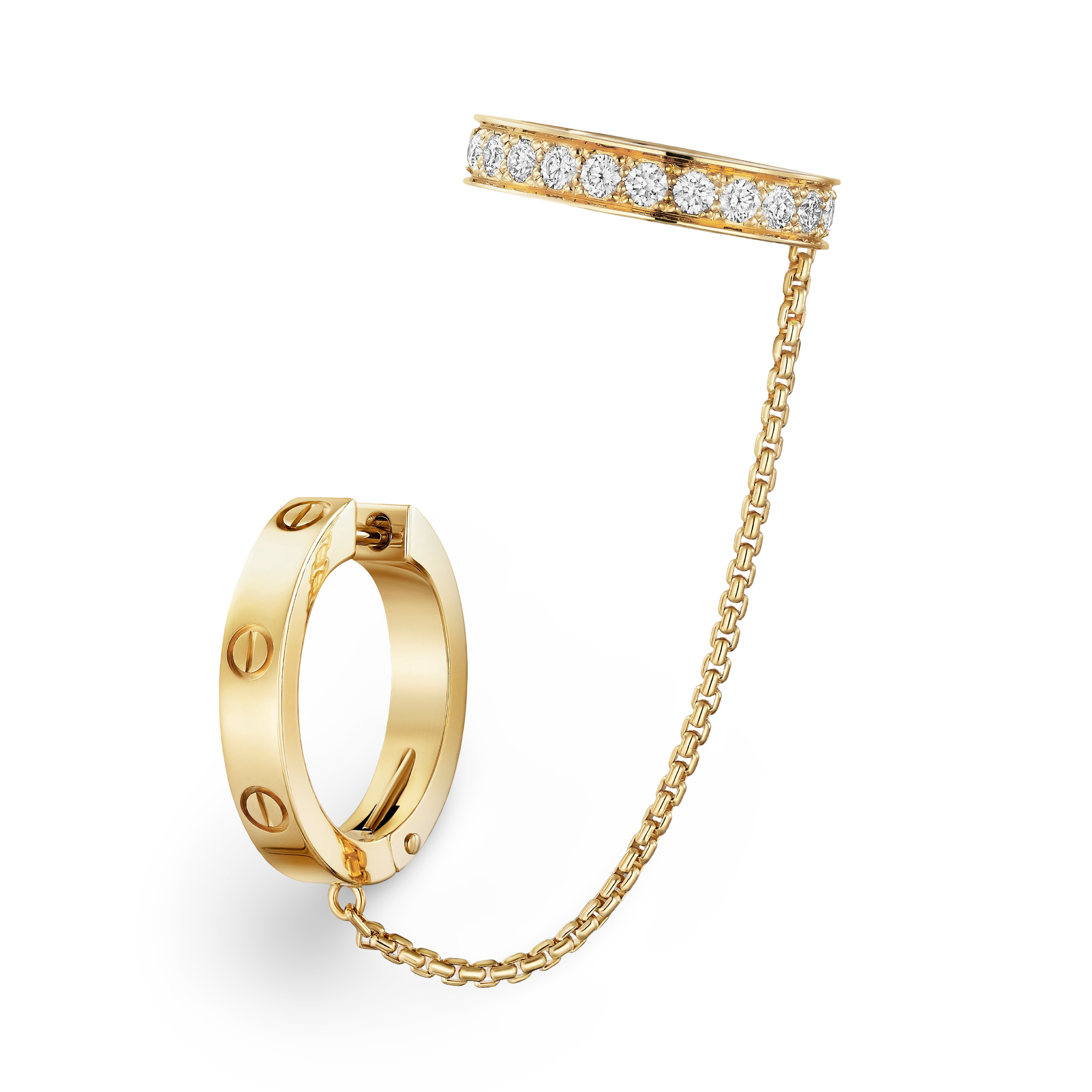 Love Single Earring + Earcuff