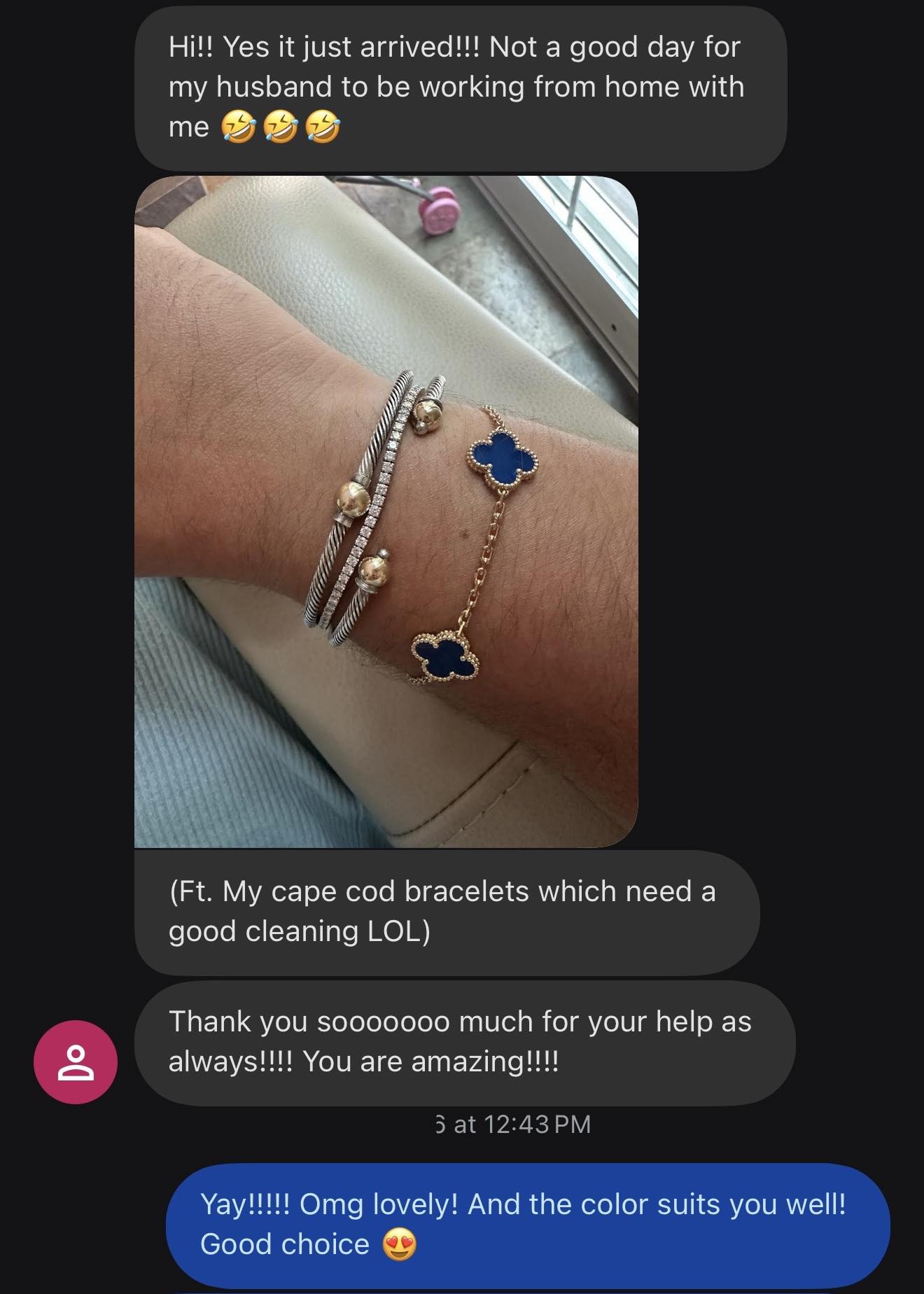 Vintage Clover Bracelet, 5 Motifs