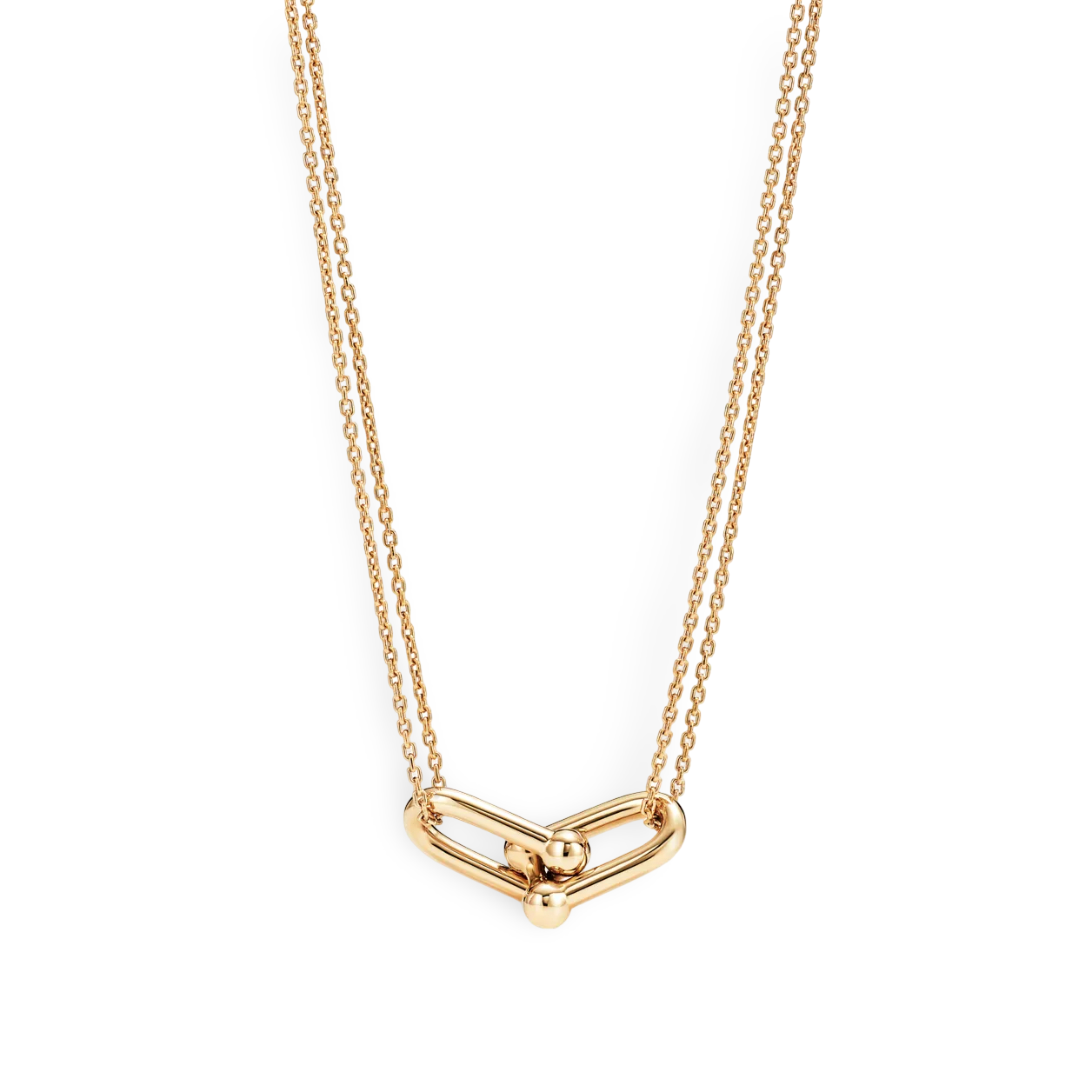 Large Double Link Pendant