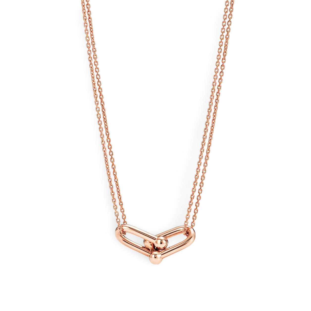 Large Double Link Pendant