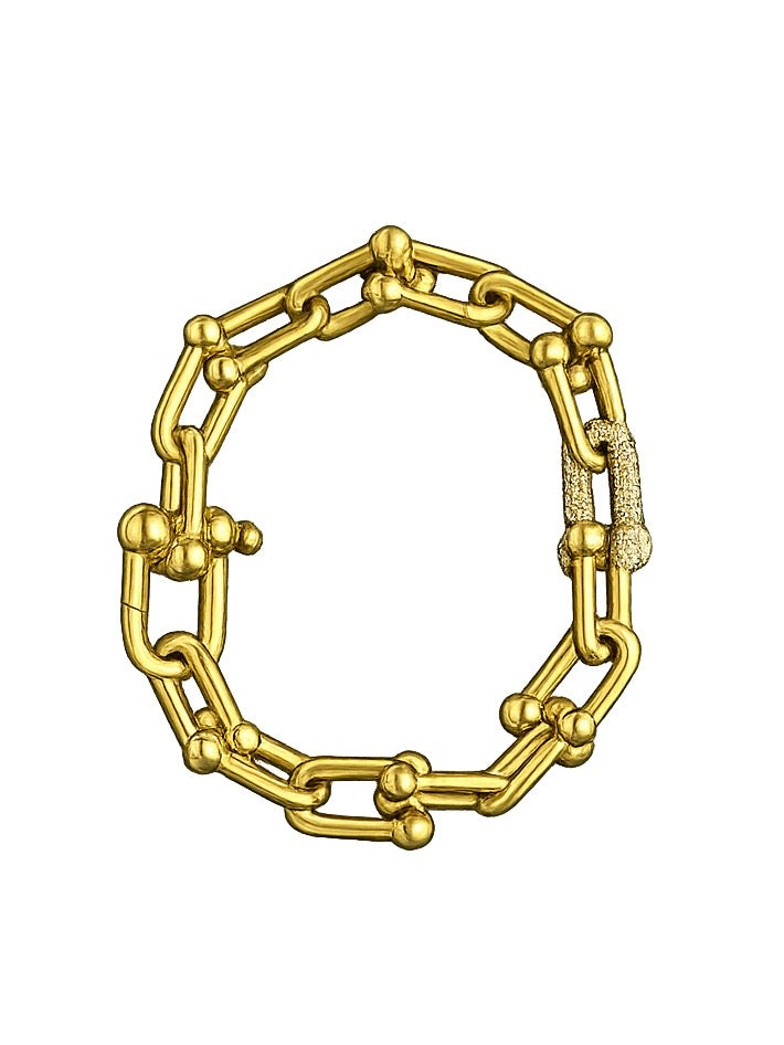Medium Link Hardware with Natural Diamonds