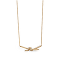 Knot Necklace, Half-Paved, Classic Model