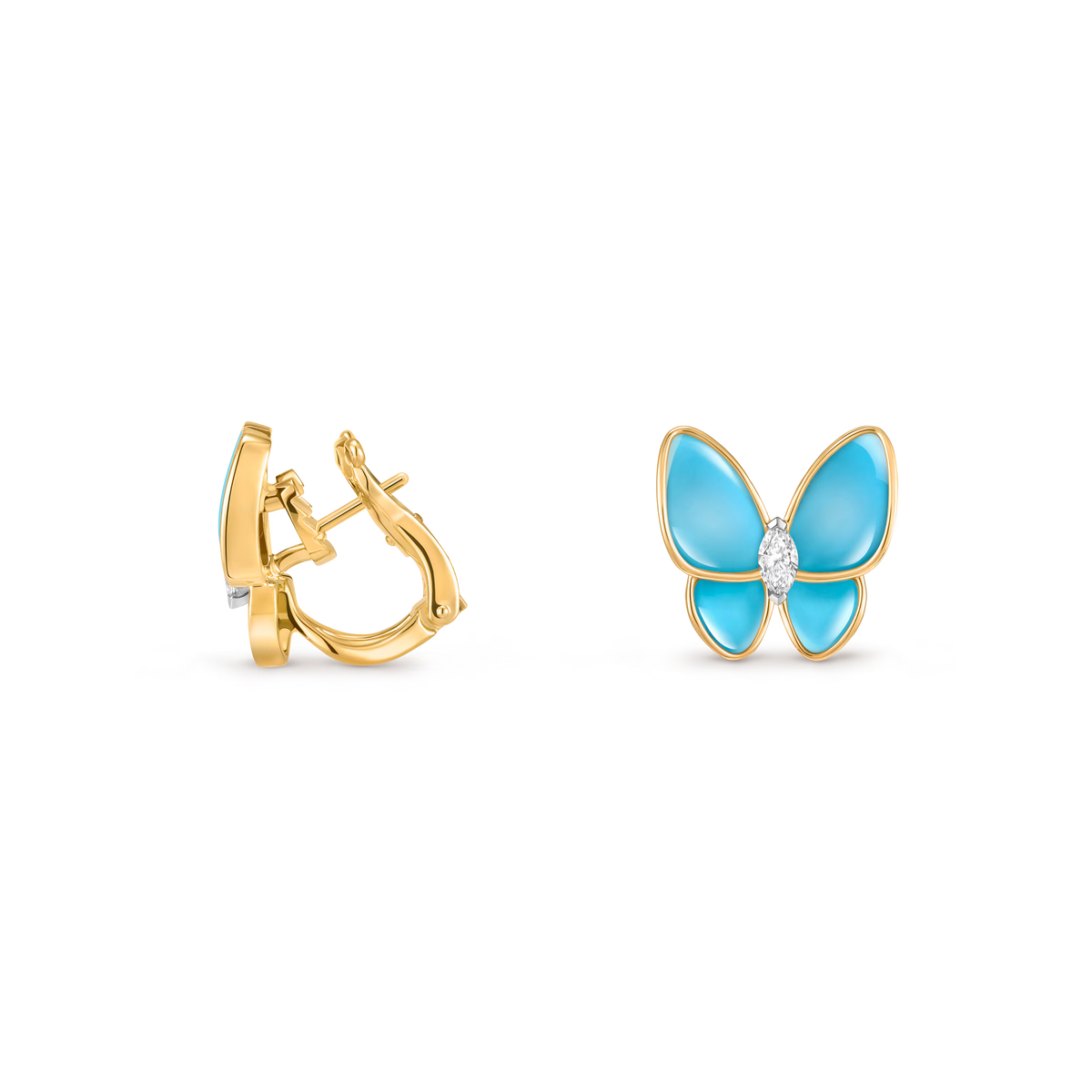 Two Butterfly Earrings