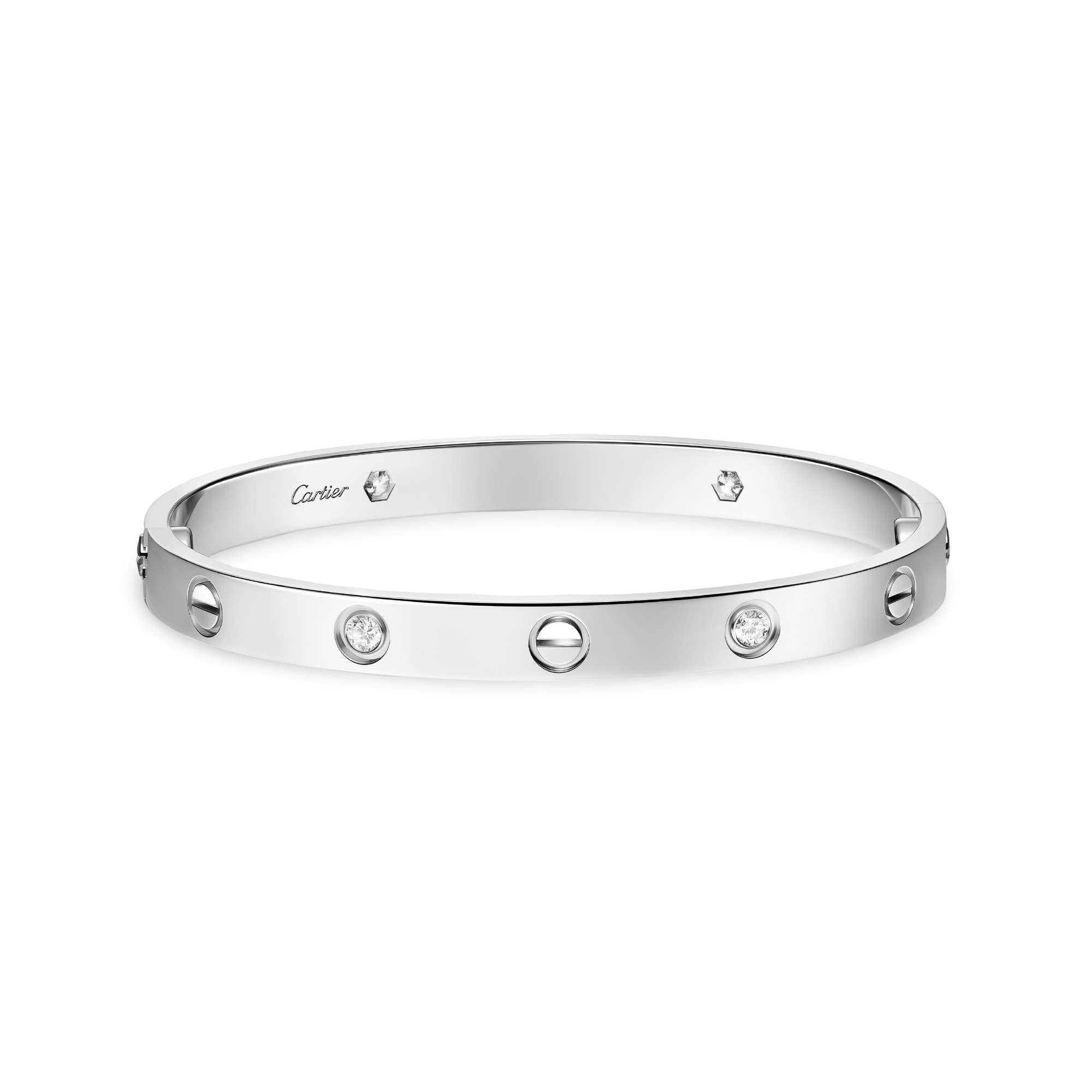 Love Bangle, 4 Diamonds, Classic Model