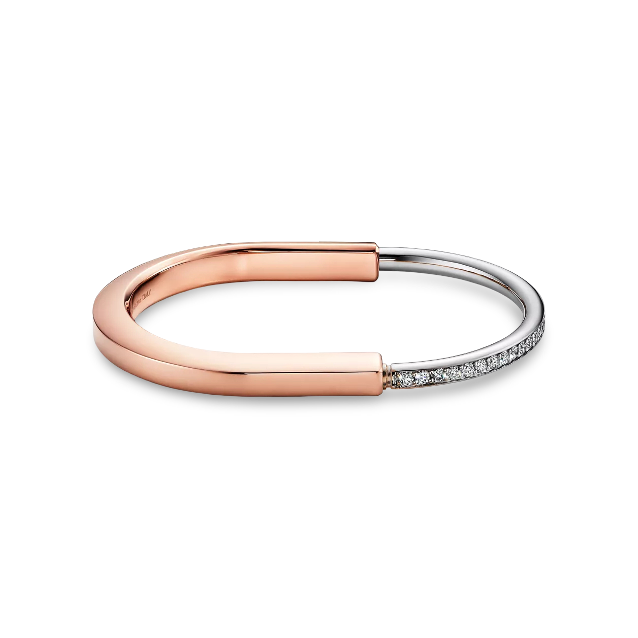 Lock Bangle with Diamonds, Classic Model