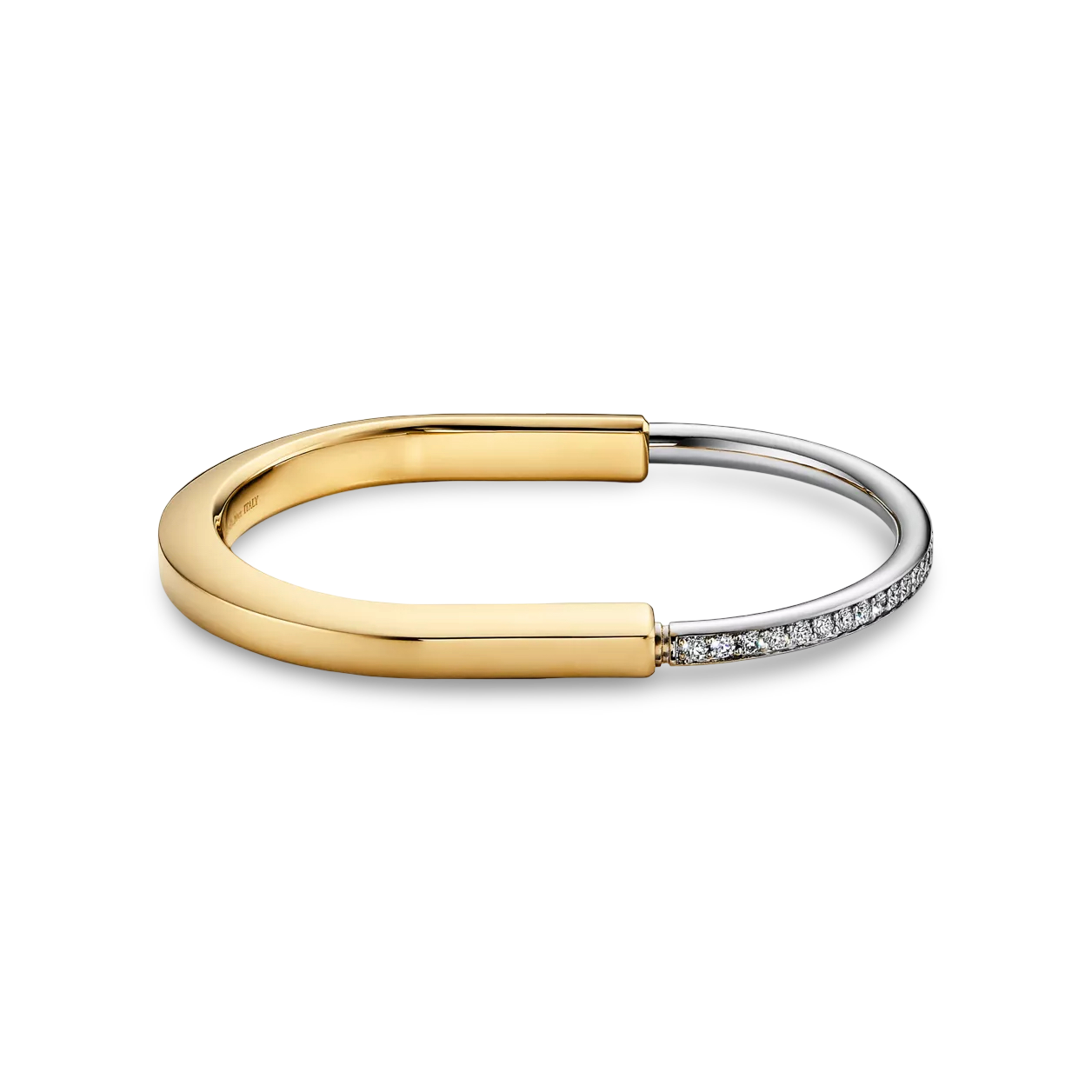 Lock Bangle with Diamonds, Classic Model