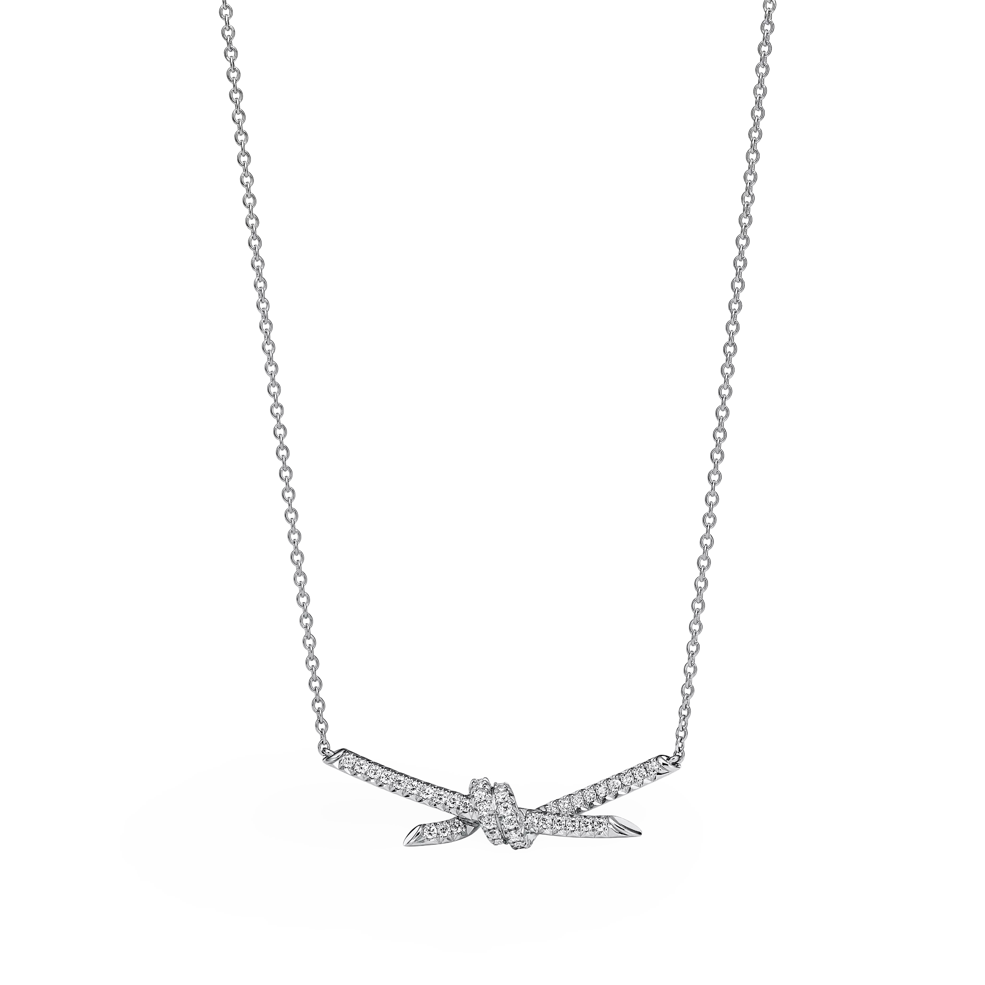 Knot Necklace, Paved, Classic Model
