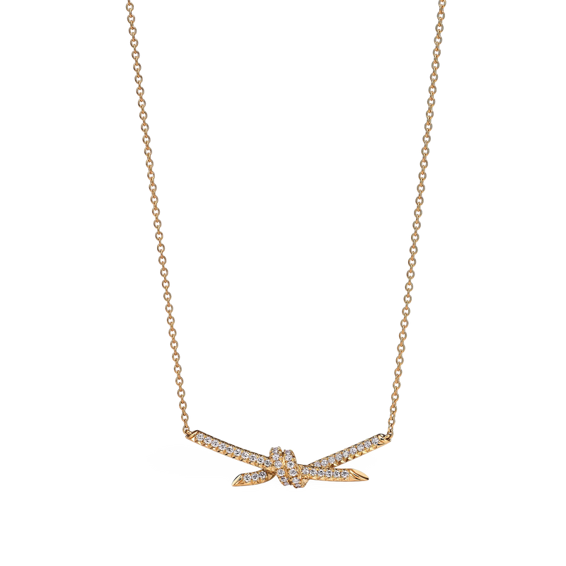 Knot Necklace, Paved, Classic Model
