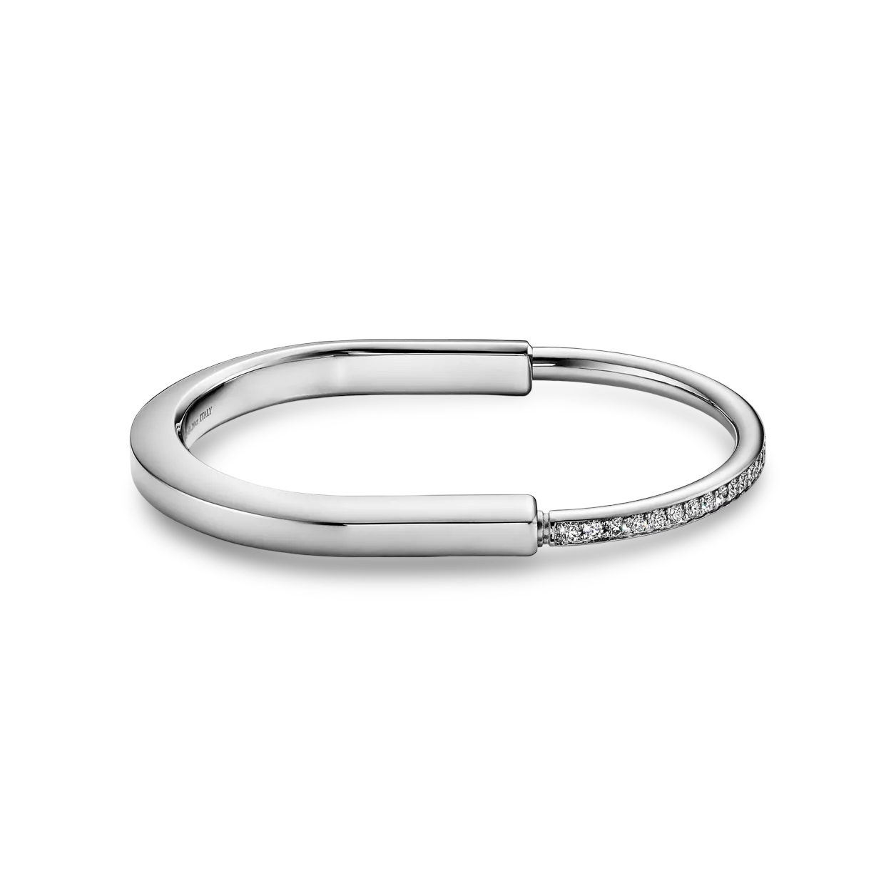 Lock Bangle with Diamonds, Classic Model