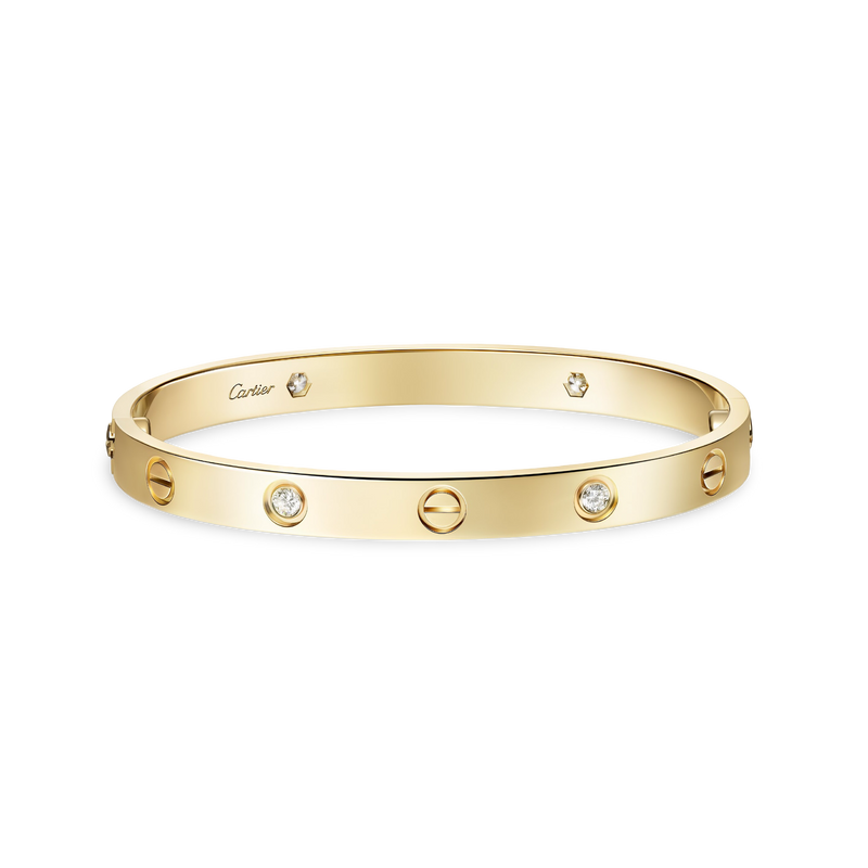 Love Bangle, 4 Diamonds, Classic Model