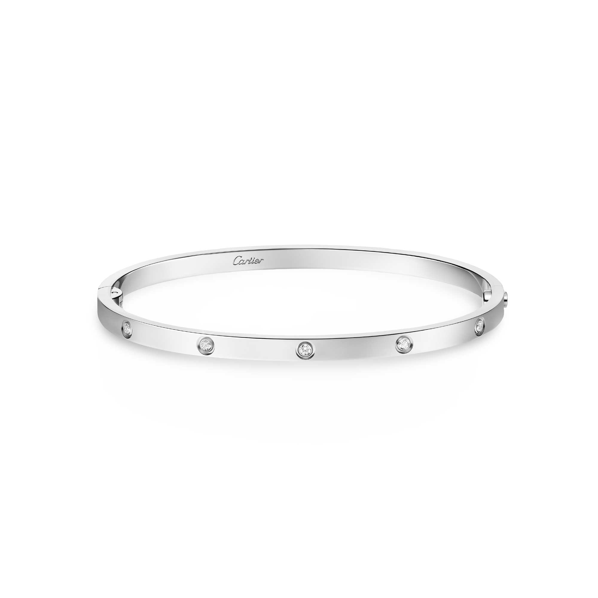 Love Bangle, 10 Diamonds, Small Model