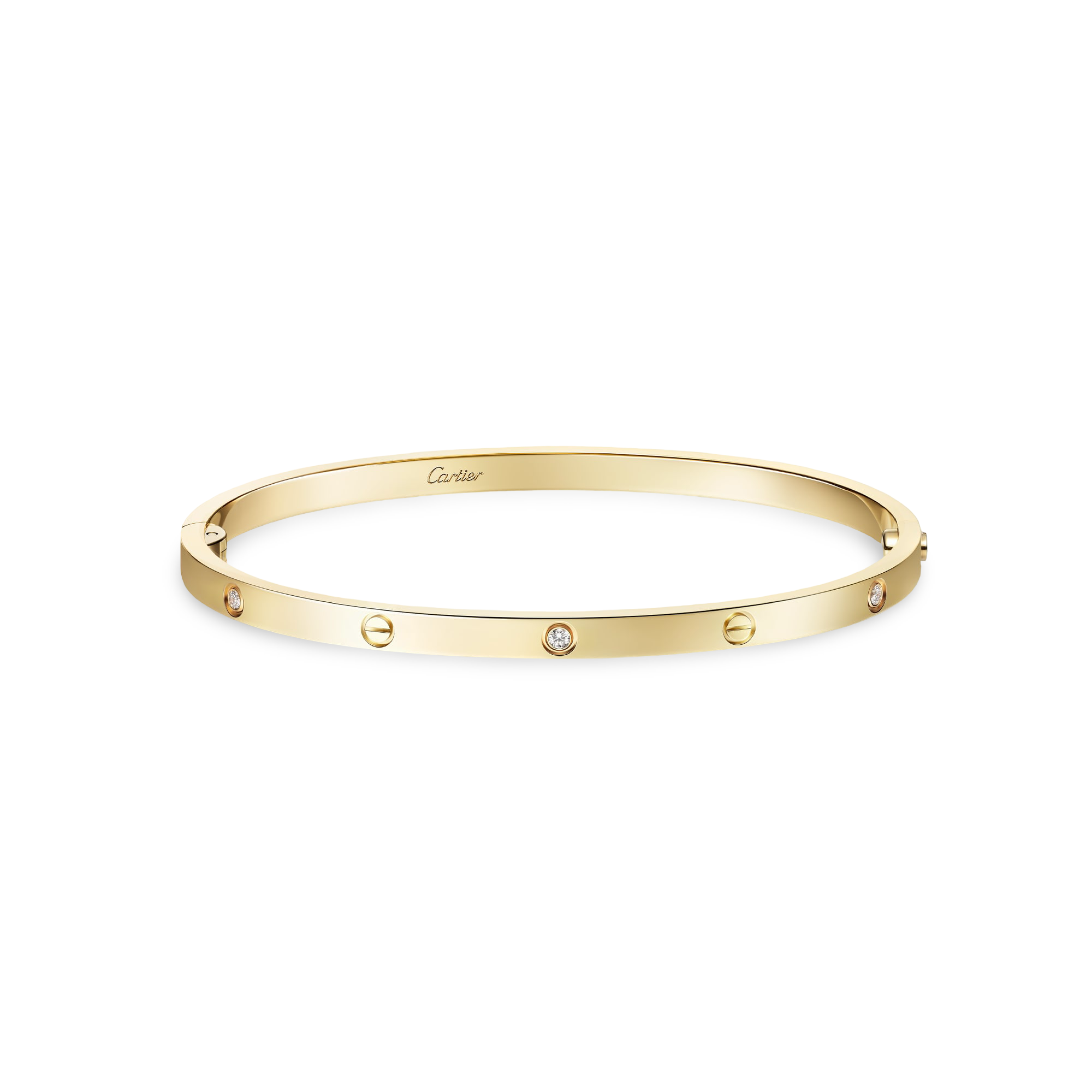 Love Bangle, 6 Diamonds, Small Model