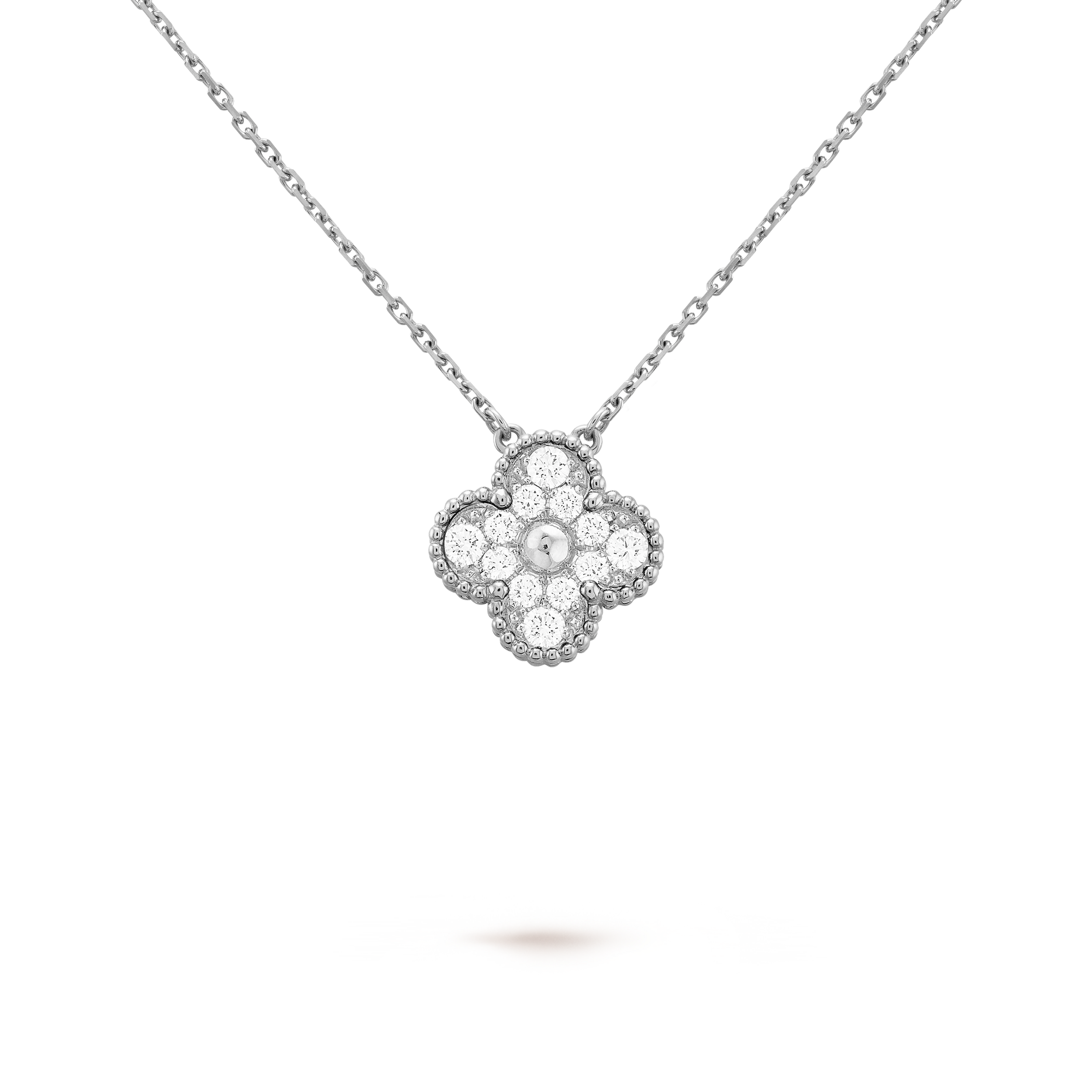 Vintage Clover Pendant, Single Motif