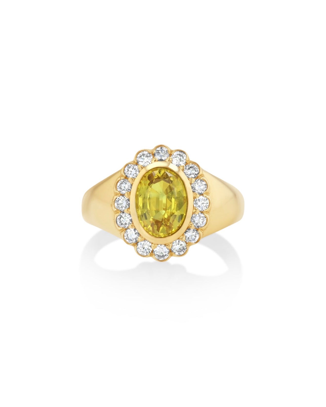 Birthstone Heirloom Ring in Ceylon Sapphire