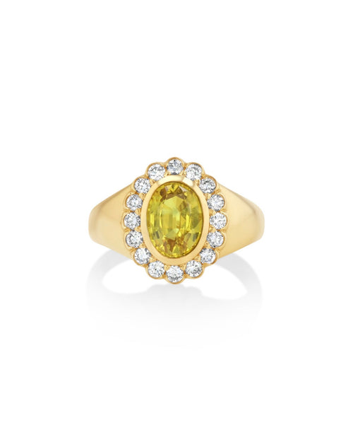 Birthstone Heirloom Ring in Pink Tourmaline