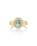 Birthstone Heirloom Ring in Aquamarine