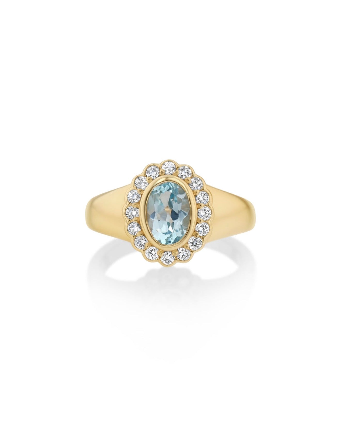 Birthstone Heirloom Ring in Ceylon Sapphire