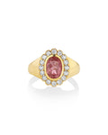 Birthstone Heirloom Ring in Pink Tourmaline