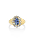 Birthstone Heirloom Ring in Ceylon Sapphire