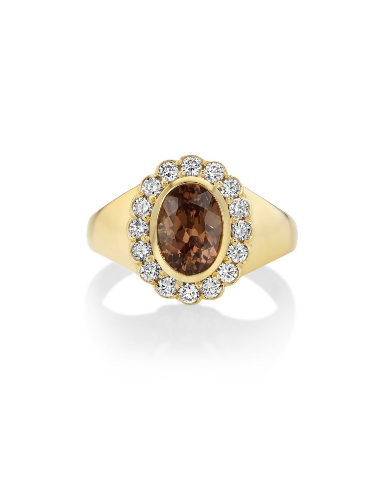 Birthstone Heirloom Ring in Ceylon Sapphire