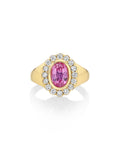 Birthstone Heirloom Ring in Pink Sapphire