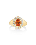 Birthstone Heirloom Ring in Orange Spessartite