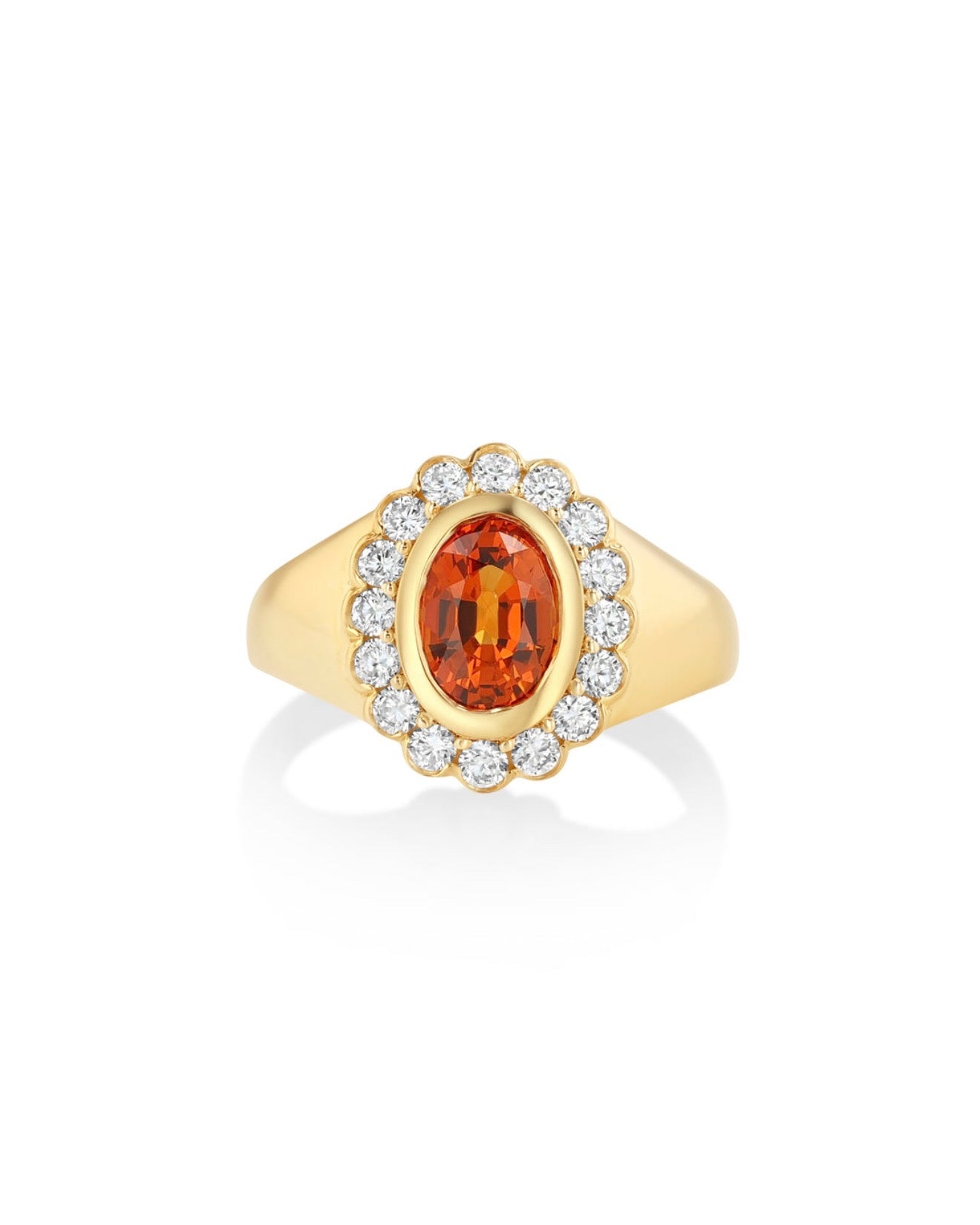 Birthstone Heirloom Ring in Ceylon Sapphire