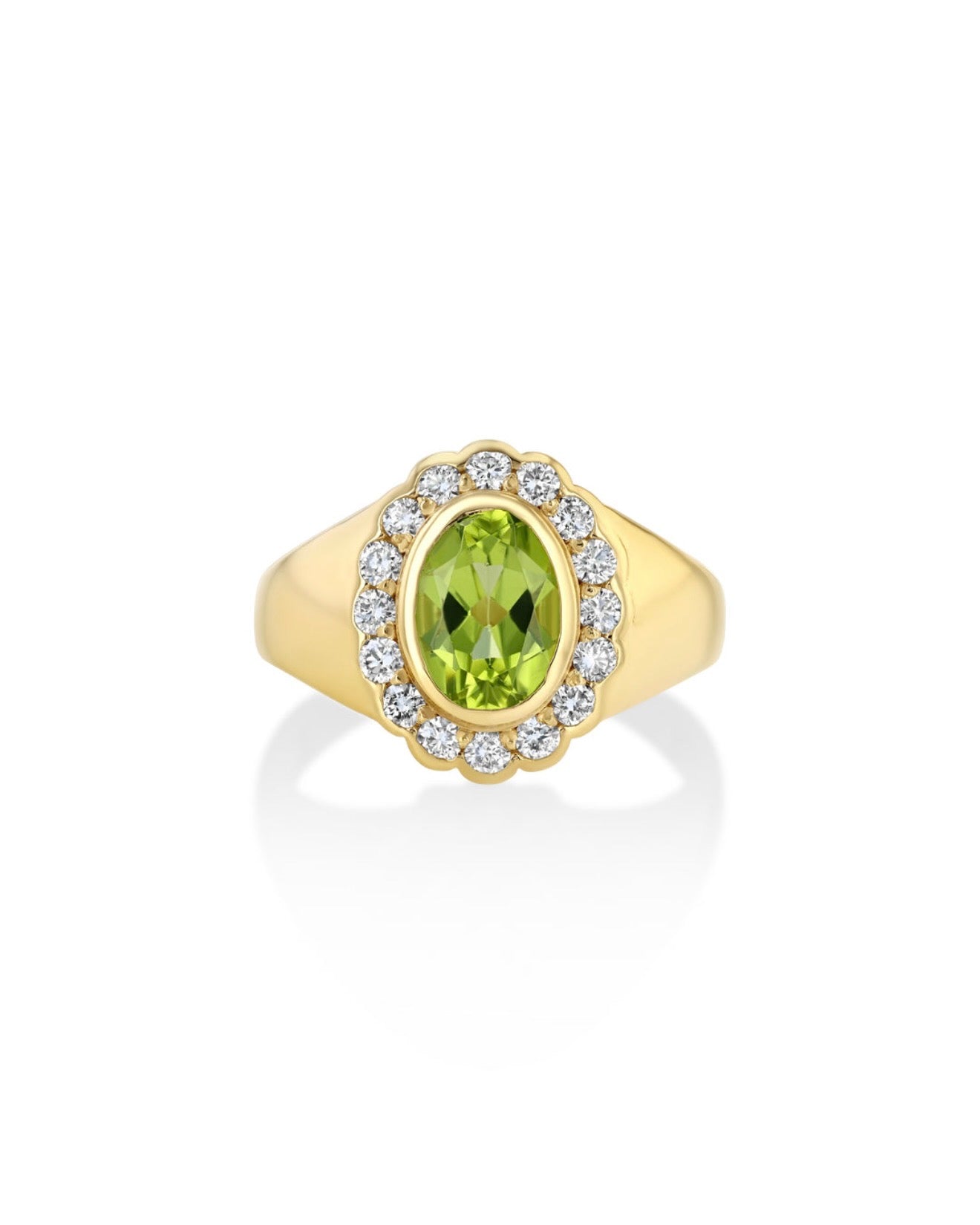 Birthstone Heirloom Ring in Ceylon Sapphire