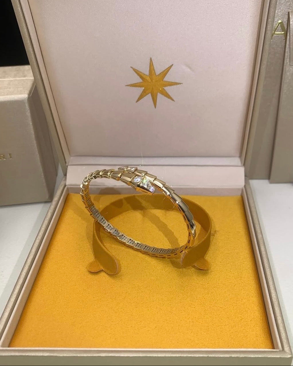 Viper Bracelet, Reverse-set Diamonds