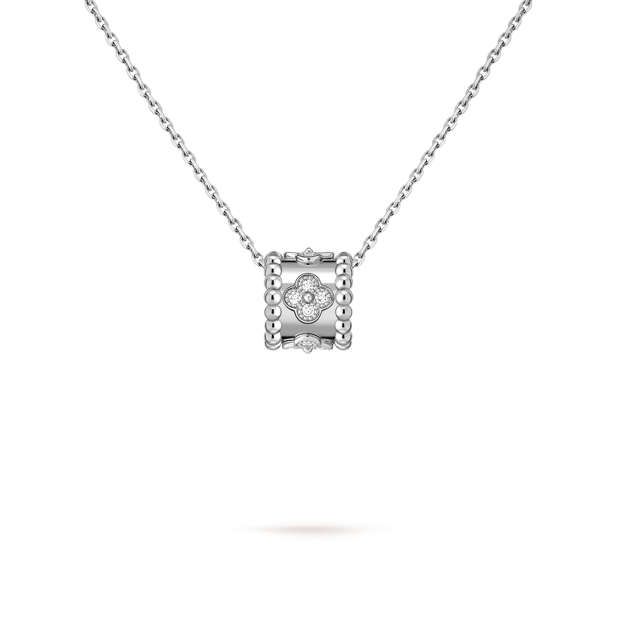 Beaded Clover Pendant