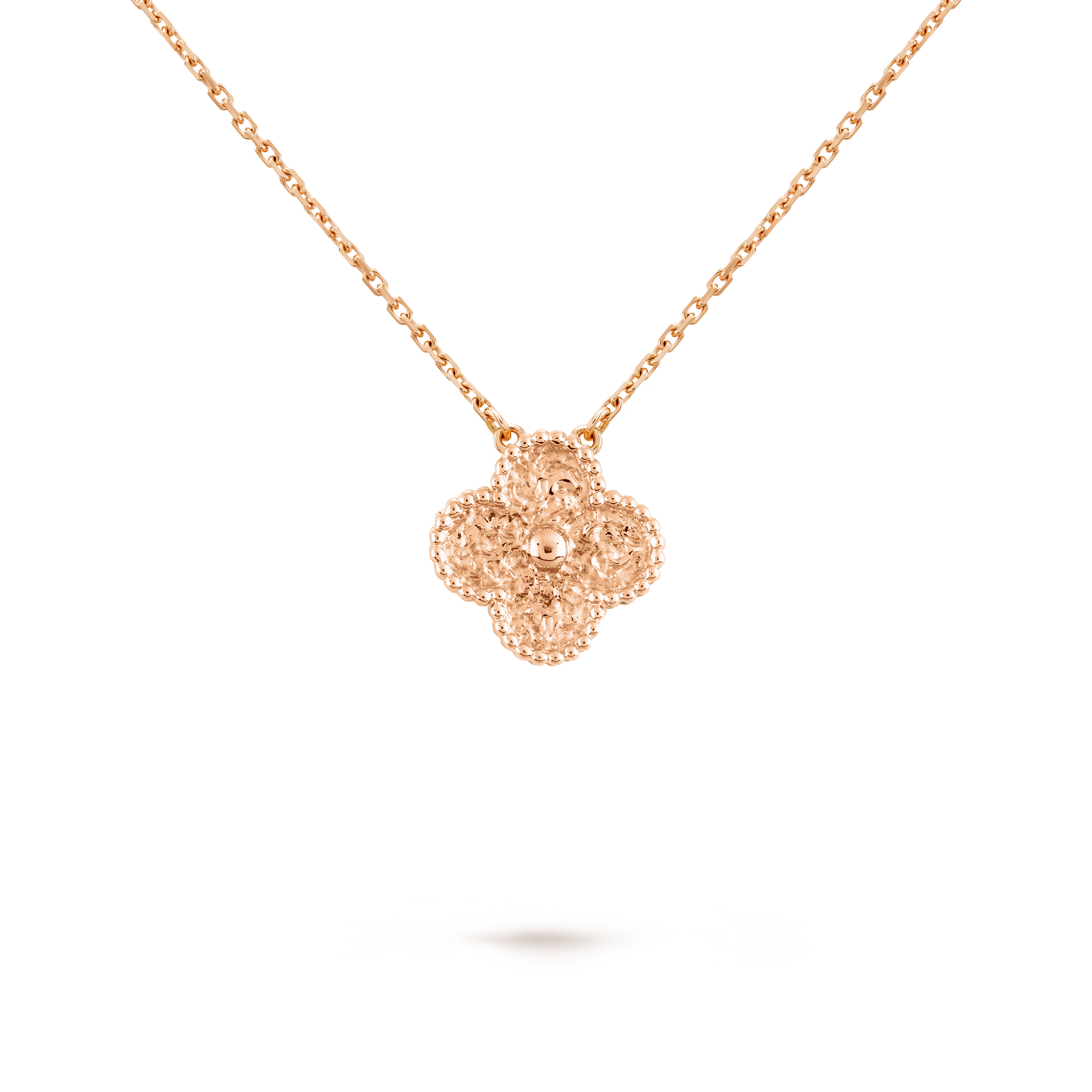 Vintage Clover Pendant, Single Motif