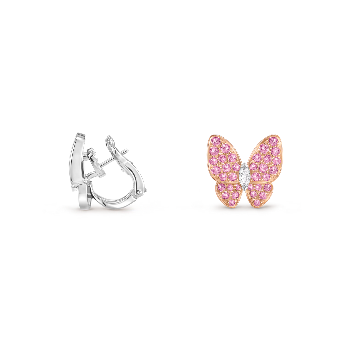Two Butterfly Earrings