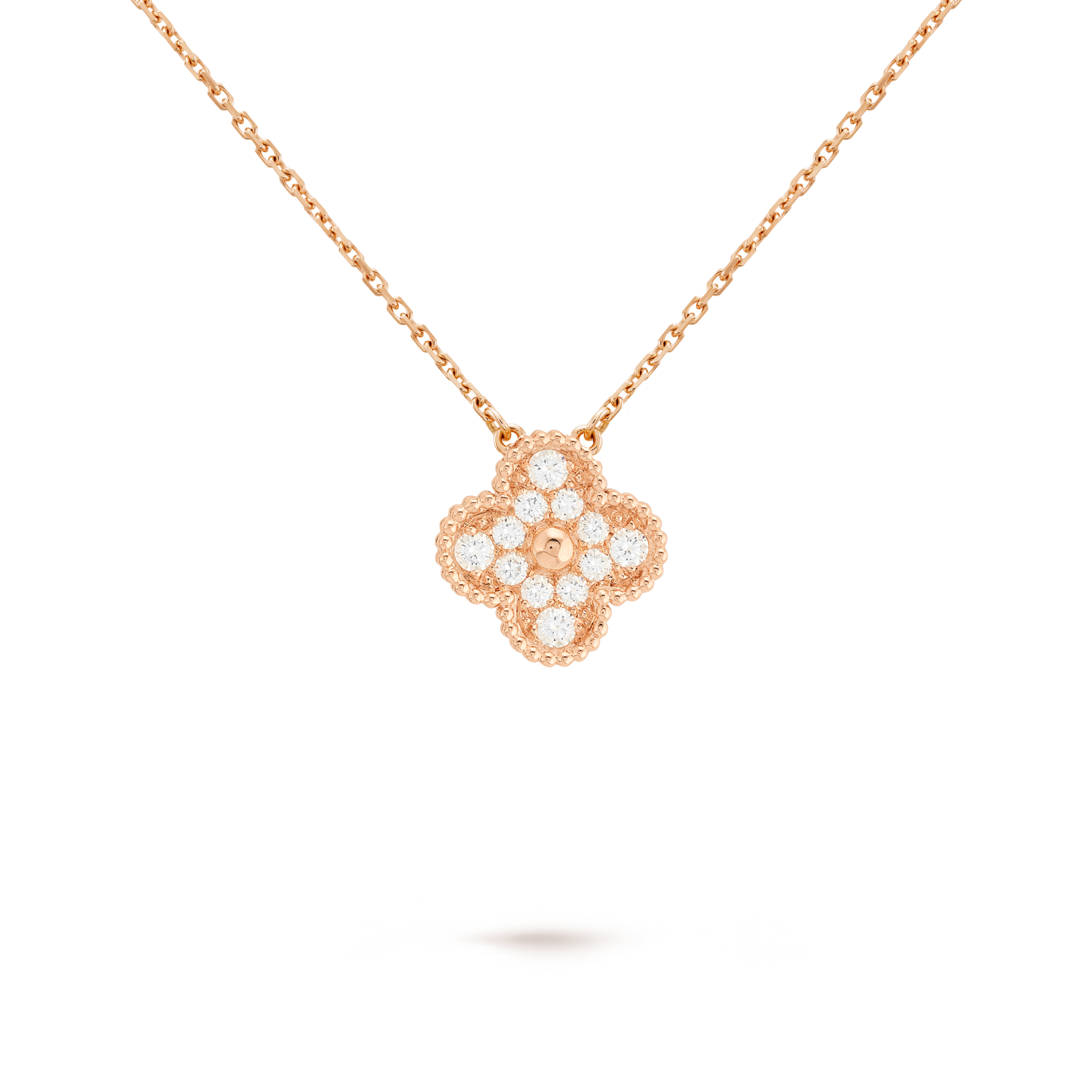 Vintage Clover Pendant, Single Motif