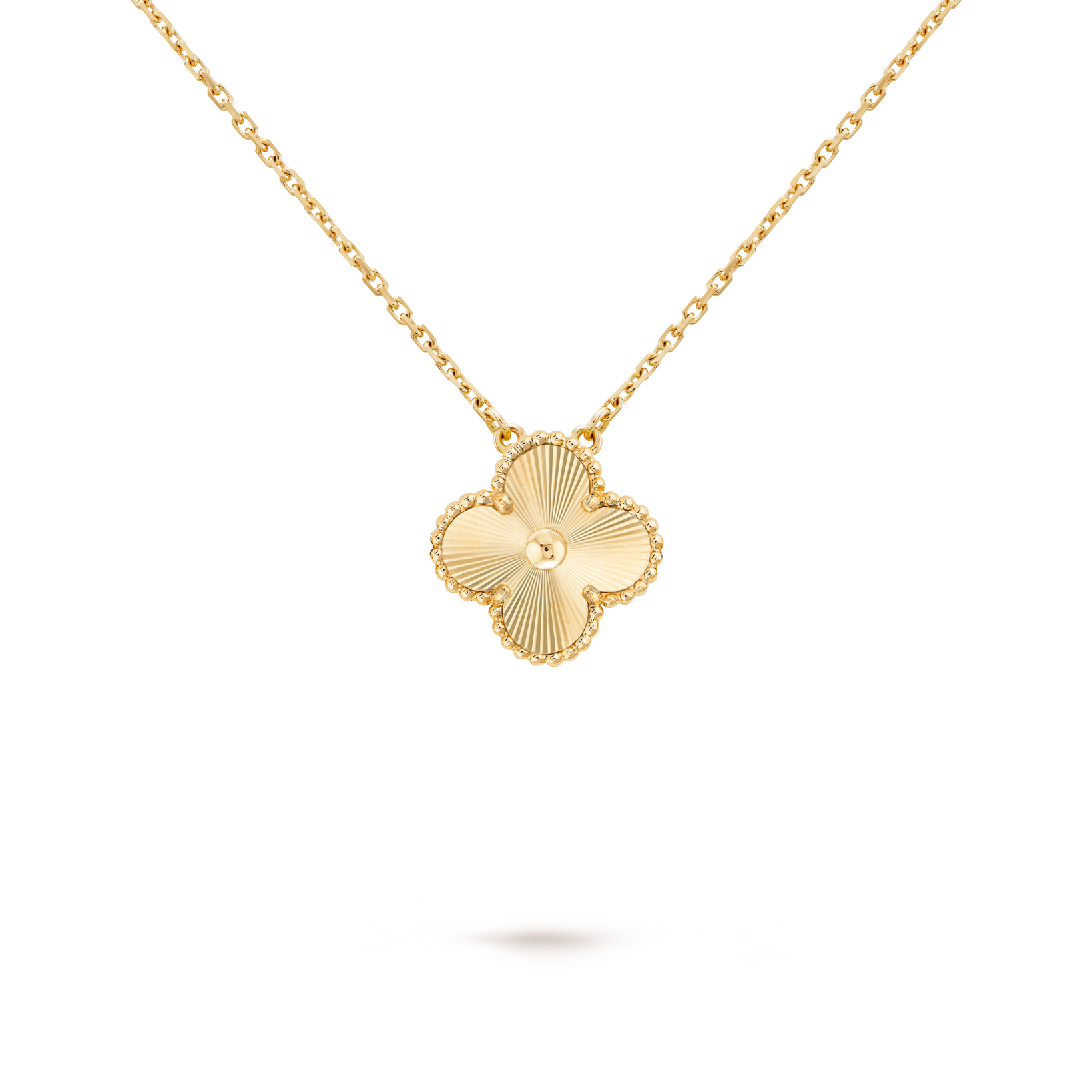Vintage Clover Pendant, Single Motif
