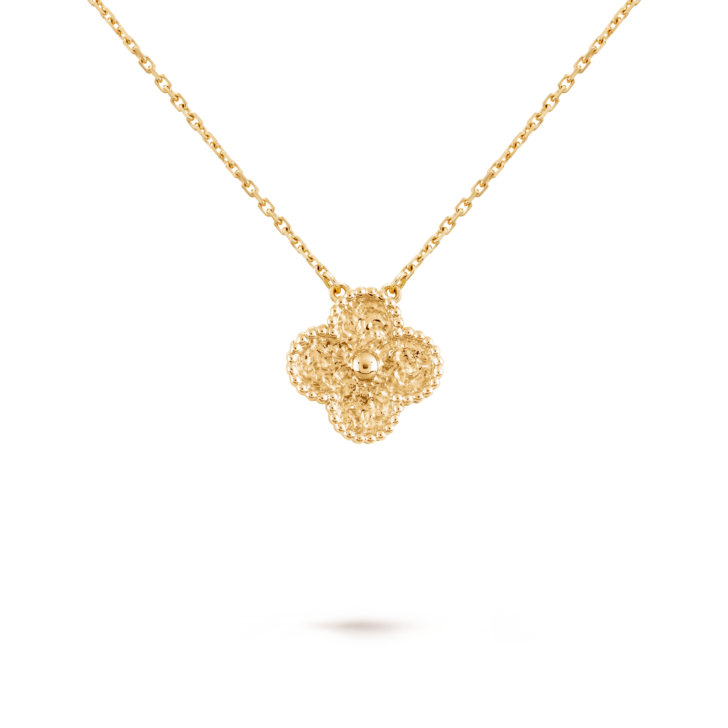 Vintage Clover Pendant, Single Motif