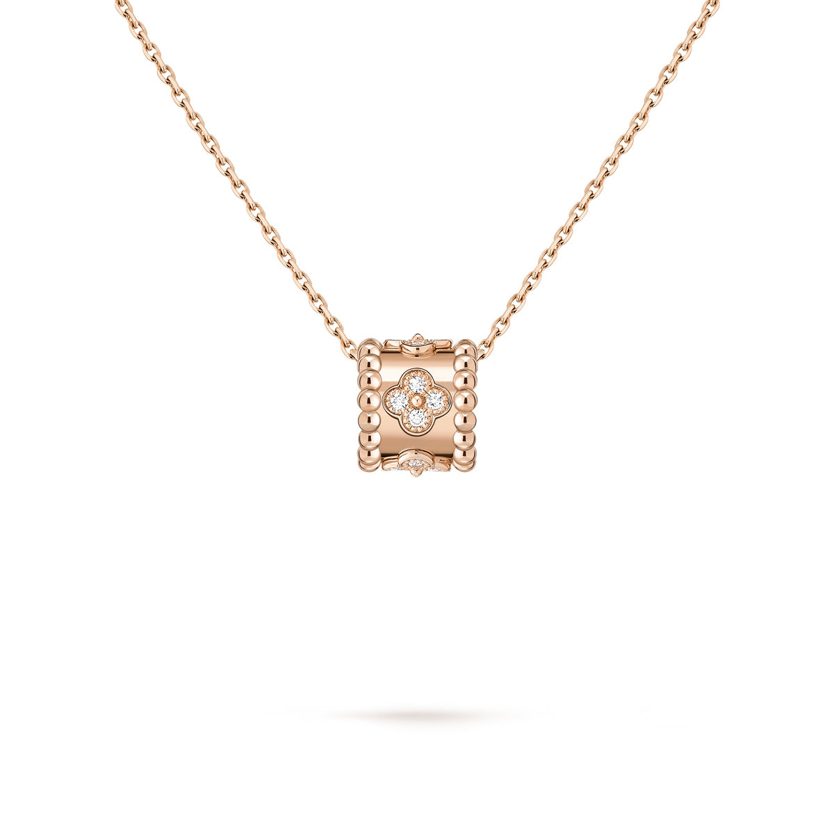 Beaded Clover Pendant