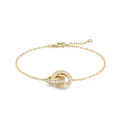 Love Chain Bracelet, Half-Paved